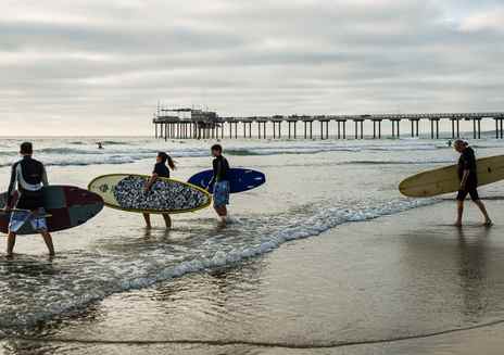 Wellenreiten und Surf-Kultur in San Diego
