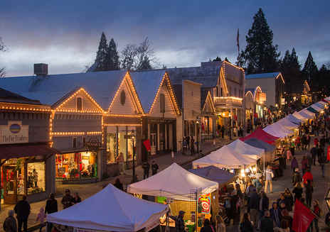 California towns with holiday spirit