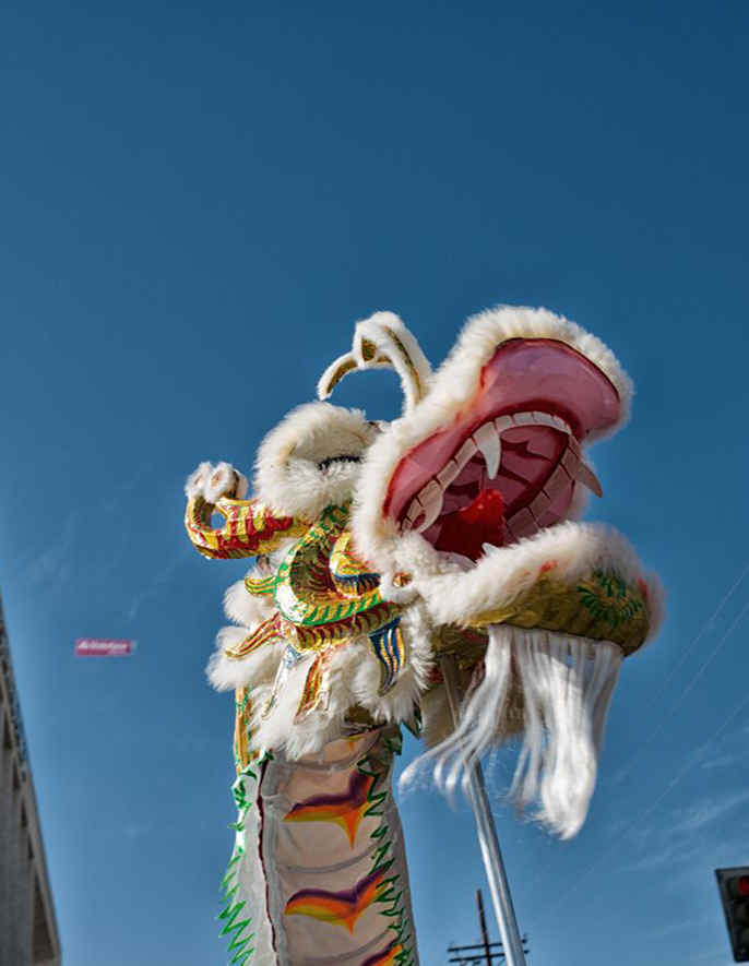 Parata del Dragone per il capodanno cinese