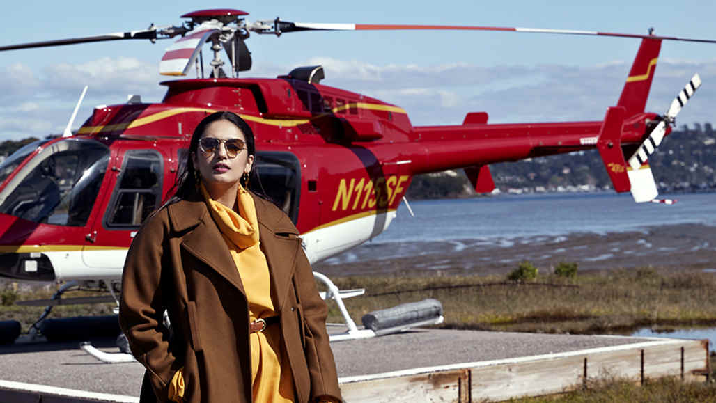 San Francisco Luxury with Bollywood Actress Huma Qureshi san_francisco_helicopter_tour