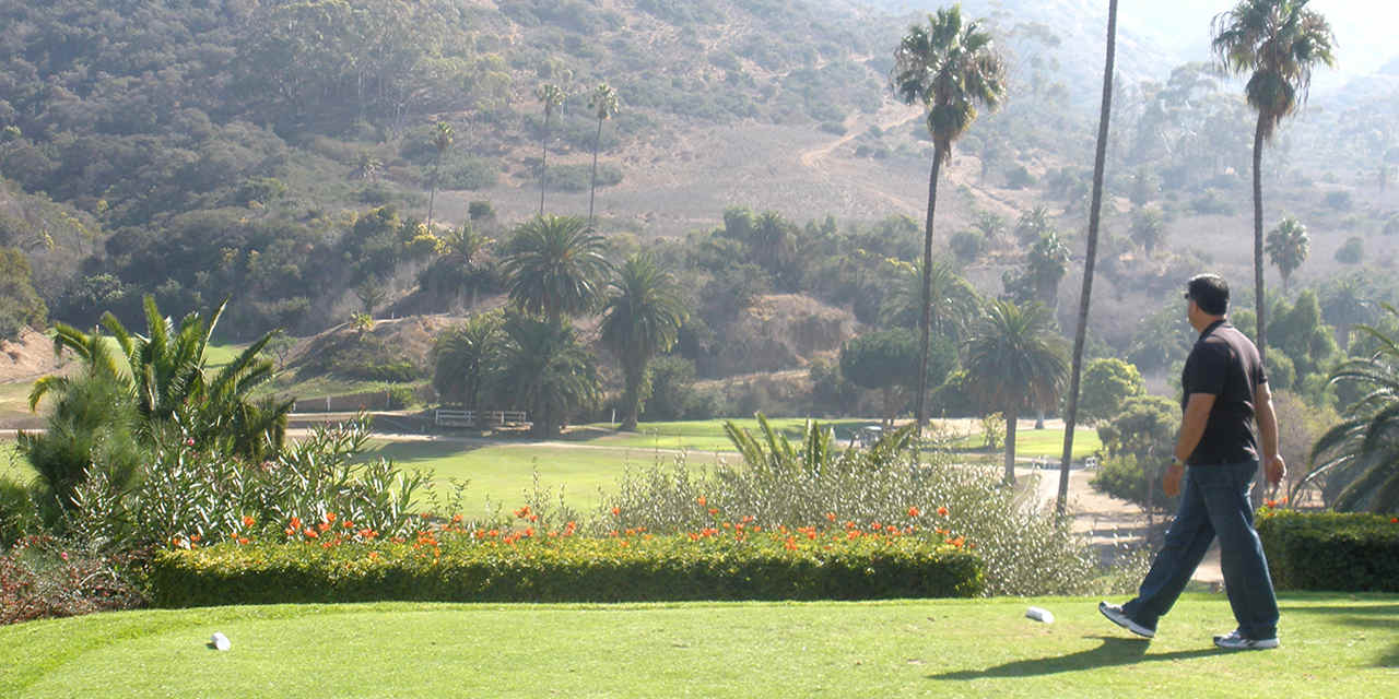 Golfspielen auf Catalina