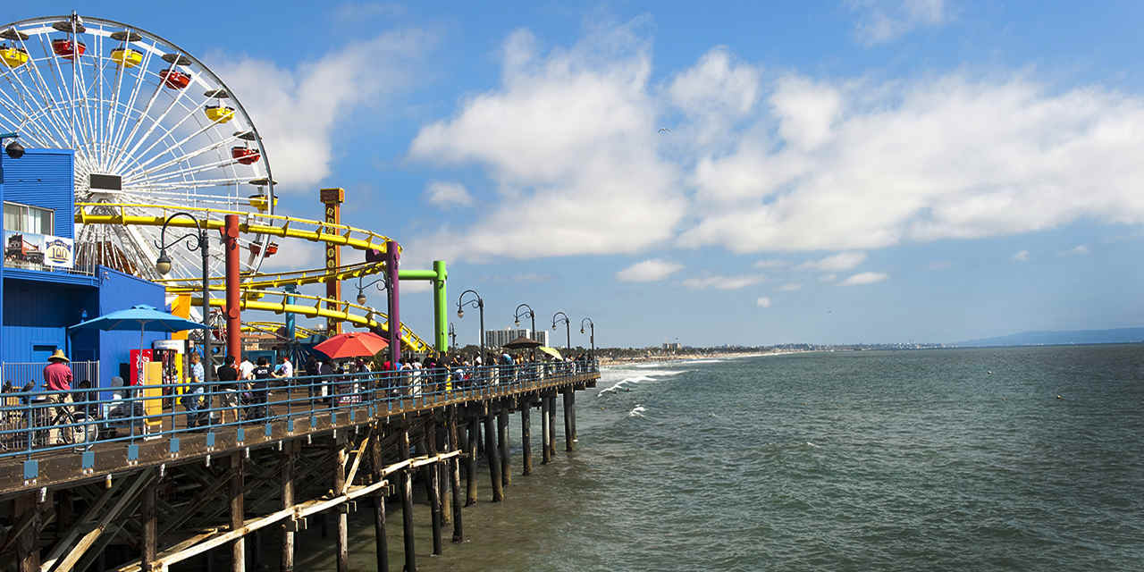 Santa Monica Pier und Strand